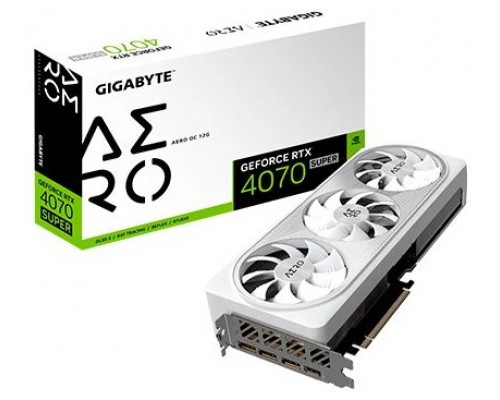 Gigabyte AERO GeForce RTX 4070 SUPER OC 12G NVIDIA 16 GB GDDR6X (Espera 4 dias)